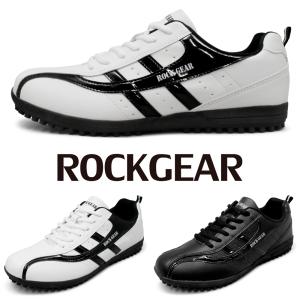 RG ゴルフシューズ 白 黒 スパイクレスシューズ メンズ 軽量 耐滑 紐靴 紳士靴 黒 白 ROC...