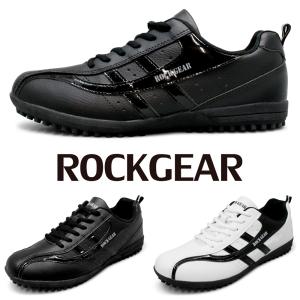 RG ゴルフシューズ 白 黒 スパイクレスシューズ メンズ 軽量 耐滑 紐靴 紳士靴 黒 白 ROC...