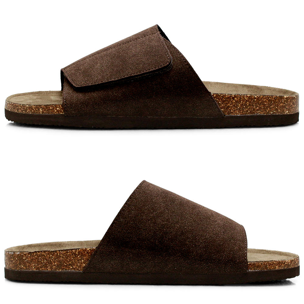 Woods（ウッズ） サンダル メンズ ベルクロ マジックテープ 幅広 甲高