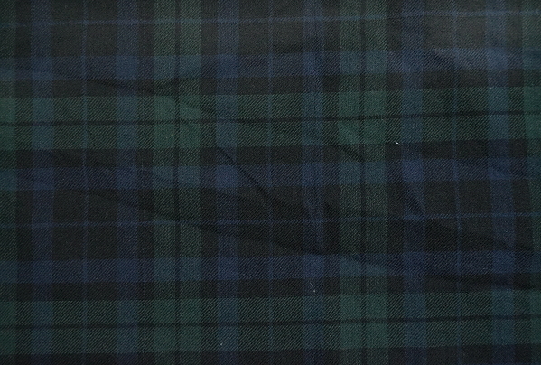 ブラックウォッチ ダブルガーゼ生地