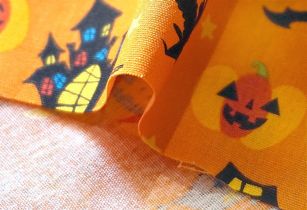 シーチング生地ハッピーハロウィン