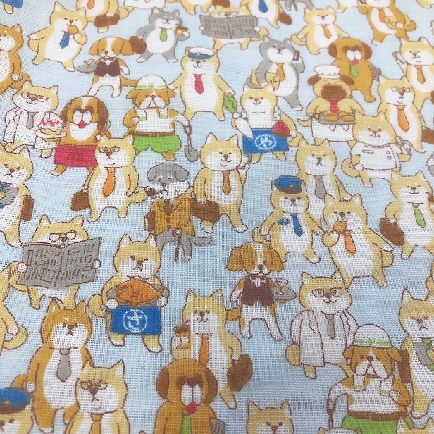 ダブルガーゼ 生地 花柄 小花柄 Wガーゼ 綿100% 布 手芸 生地 花 小花 はな 赤ちゃん スタイ マスク