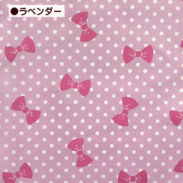 オックス 生地 水玉 リボン 柄 ドット 総柄 綿100% プリント生地 綿 布