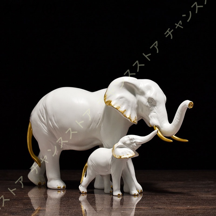 象置物 象の装飾 象 ゾウ 彫刻象 ホームデコレーション 象の彫刻