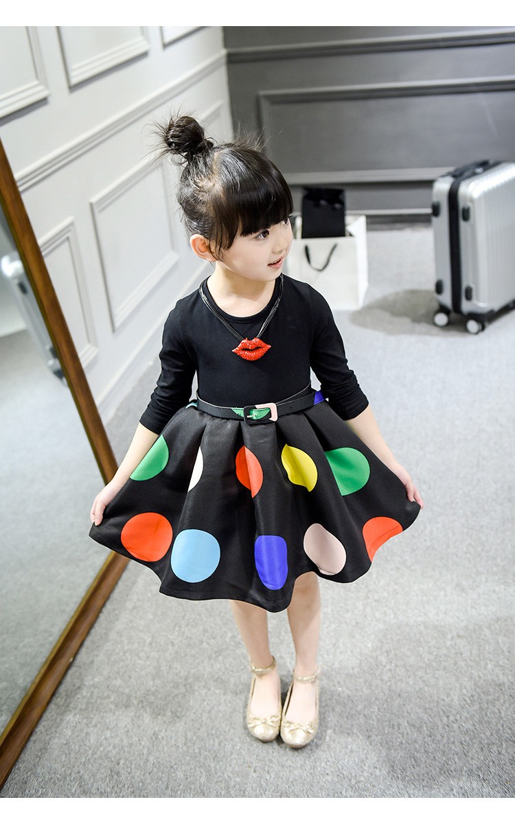 子供服 ドレス 水玉柄 ワンピース 子供服 女の子女児 キッズ 子ども 卒業式 パーティー 二次会 フォーマル スクール 二次会キッズ用 裏起毛 ワンピース Y Fairyhouse 通販 Yahoo ショッピング