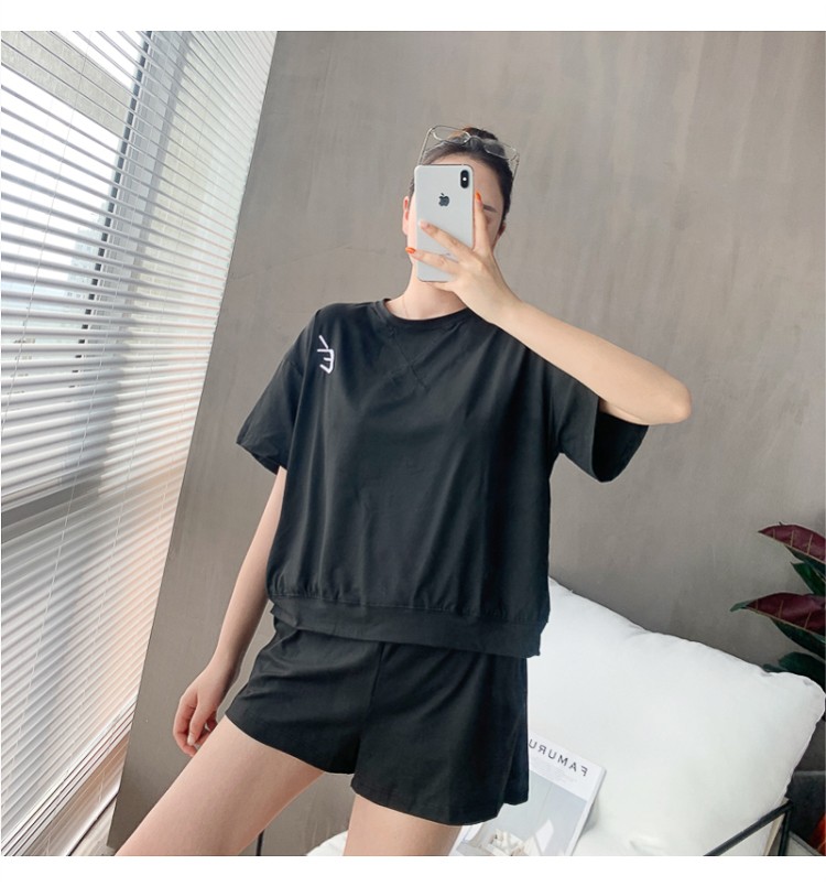 パジャマ レディース 春夏パジャマ 半袖トップス ショットパンツ パジャマセットアップ 綿 部屋着 可愛いルームウェア カジュアル2点セット ゆったり 外出できる Y2652 Fairyhouse 通販 Yahoo ショッピング