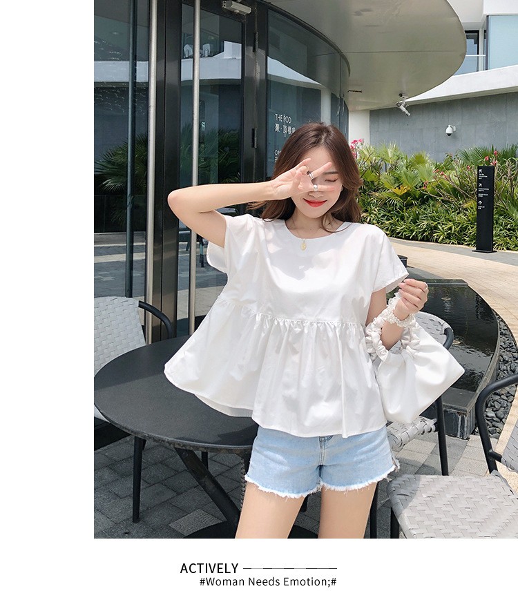 ブラウス レディース 40代 春夏 オシャレブラウス 韓国風 チュニック リボン 半袖シャツ 白トップス ゆったり 通勤 体型カバー 上品 カジュアル  Tシャツ