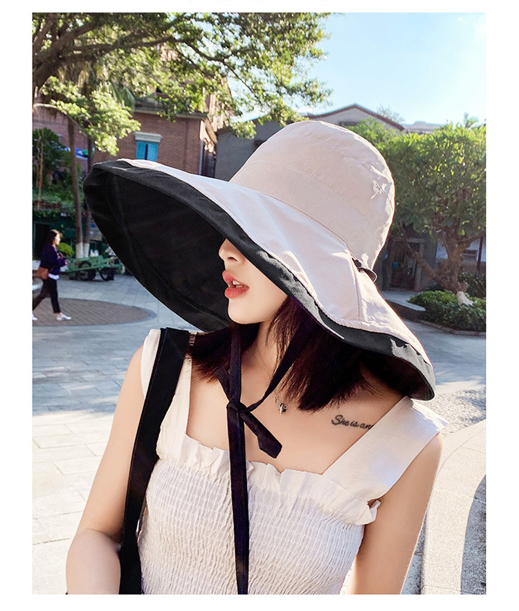 話題の行列 レディース 帽子 UVカット 紫外線対策 日焼け防止 春 夏 黒