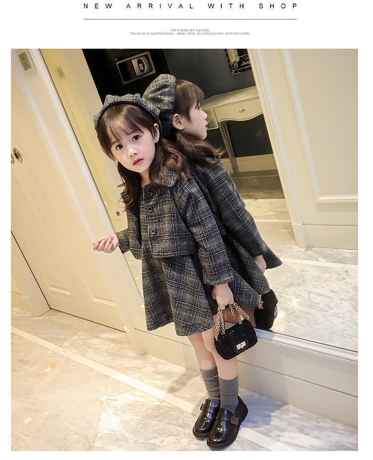 韓国子供服 女の子 セットアップ ベストワンピース フード チェック柄 子供服 アウター コート 女児 ラシャスカート 3点セット ドレス フォーマル  可愛い :y470512:FairyHouse - 通販 - Yahoo!ショッピング