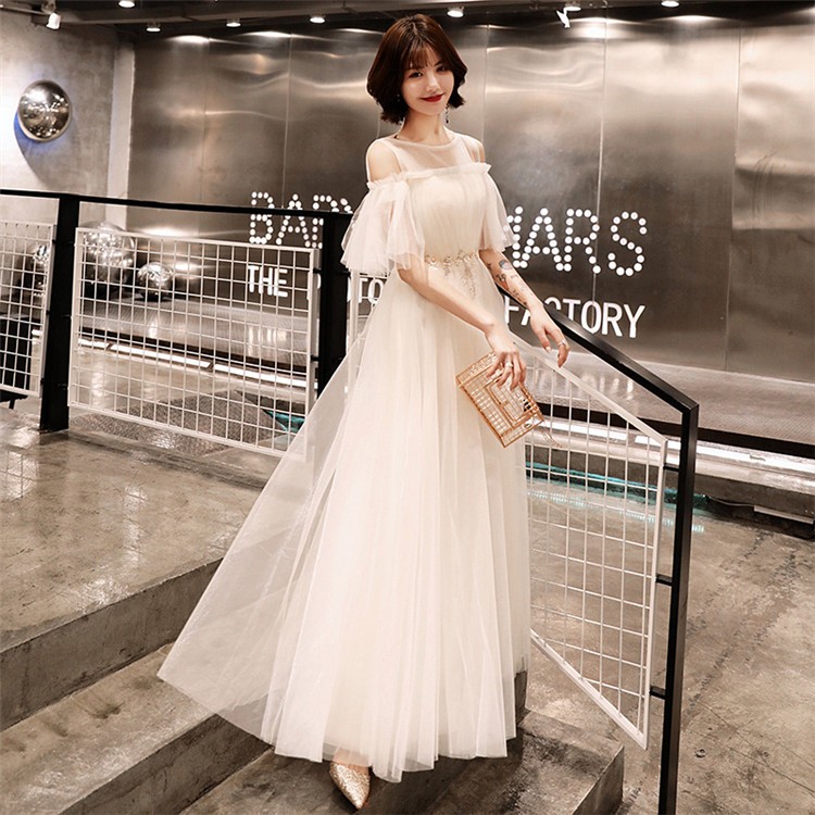 激安正規 パーティードレス 演奏会ドレス Aラインドレス 韓国 結婚式 ロング ブラック