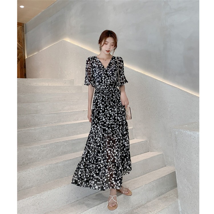 ワンピース レディース 40代 マキシワンピース 花柄 春夏 きれいめ膝丈 ワンピース上品 半袖 大きいサイズ 通勤 お出かけ 大人 30代 Y5004 Fairyhouse 通販 Yahoo ショッピング