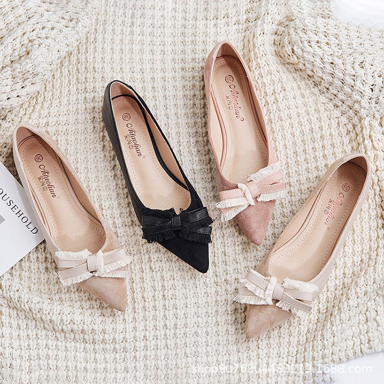 フラットパンプス レディース 履きやすいパンプス 春夏 リボンパンプス コンフォート 歩きやすいフラットシューズ デッキ 美脚 ローヒール 通勤 可愛い Y Fairyhouse 通販 Yahoo ショッピング