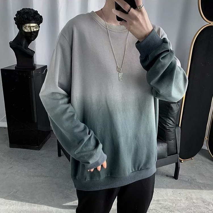 スウェットトレーナー メンズ 秋冬 長袖tシャツ グラデーショントレーナー 人気 防寒トップス ゆったりプルオーバートレーナー オシャレカジュアルトップス Y Fairyhouse 通販 Yahoo ショッピング