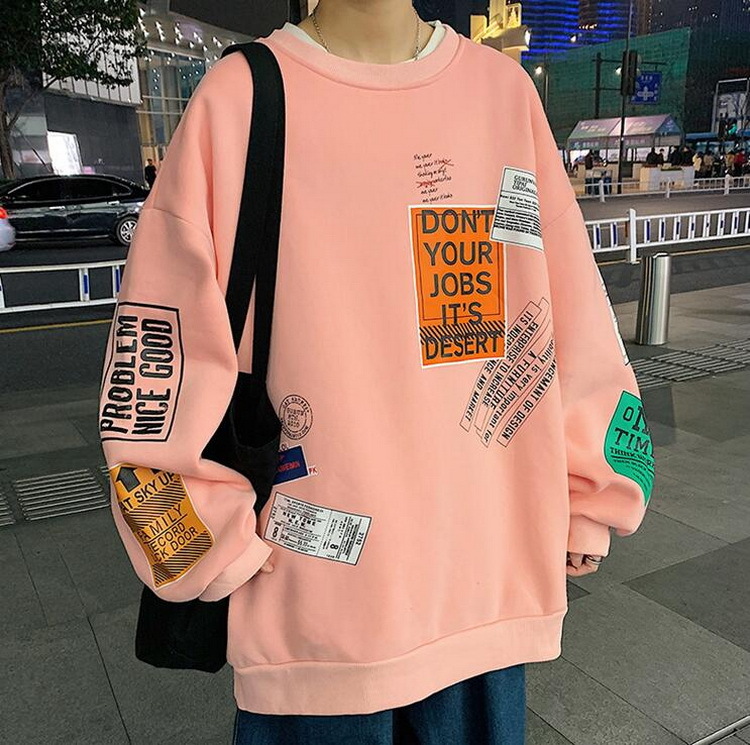 スウェットトレーナー メンズ 春服 長袖Tシャツ プリントトレーナー クルーネック ゆったりプルオーバートレーナー カッコイイ  オシャレカジュアルトップス