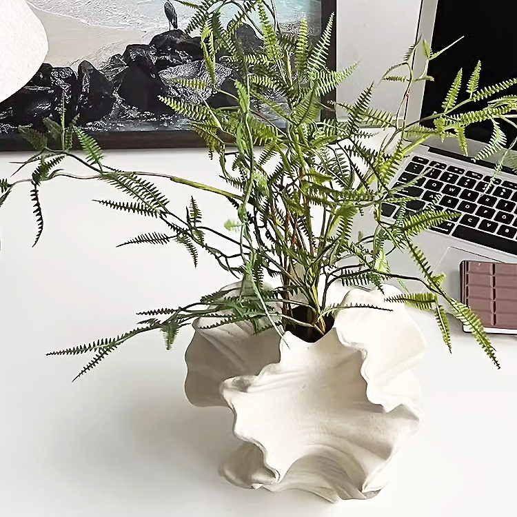 オブジェ 置物 花瓶 フラワーベース いびつ 一輪挿し フラワーアレンジ