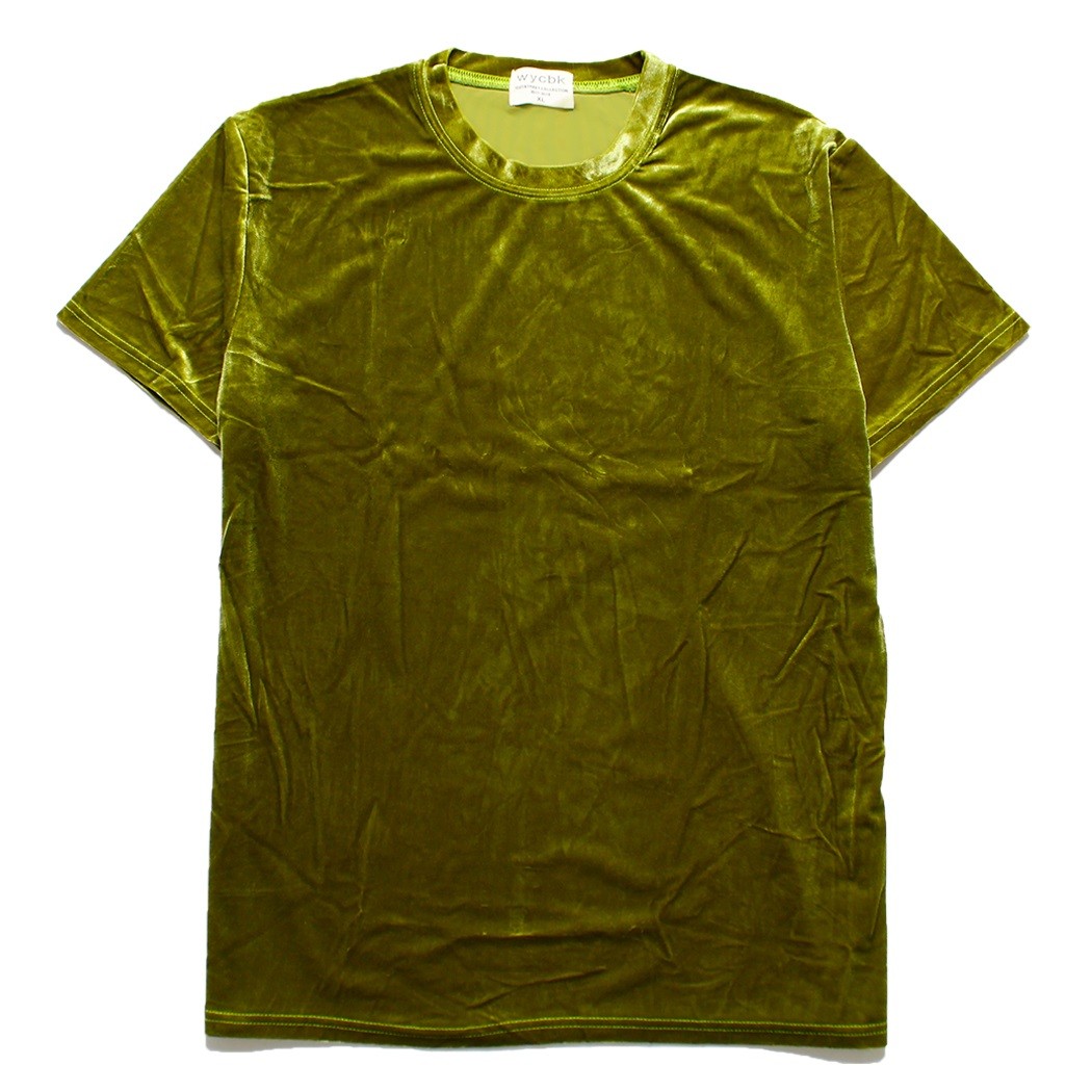 ベロアｔシャツ メンズ レディース トップス 生地 カットソー 半袖 ｕネック クルーネック カットベロア ベロア素材 無地 肌触り 着心地 Cts 0003 Cts 0003 Non Rubbish 通販 Yahoo ショッピング