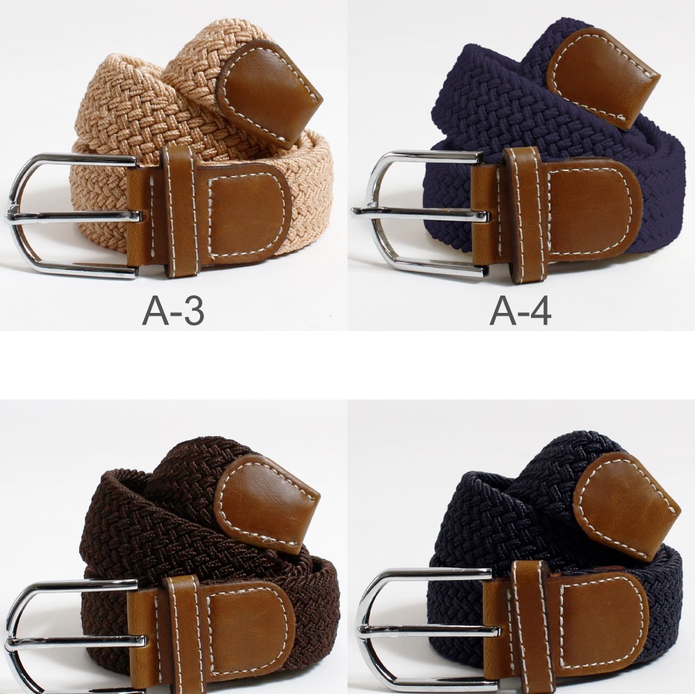 ベルト ゴムメッシュベルト ストレッチ プレーンカラー メンズ レディース ユニセックス 小物 カジュアル 編み込み Gmb 0001 57 Off