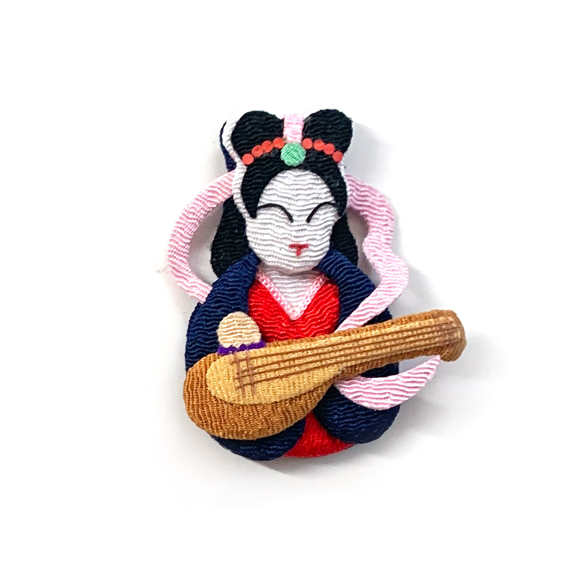 お正月飾り ちりめん細工 新七福神 1個 縁起物 : てづくり 手芸