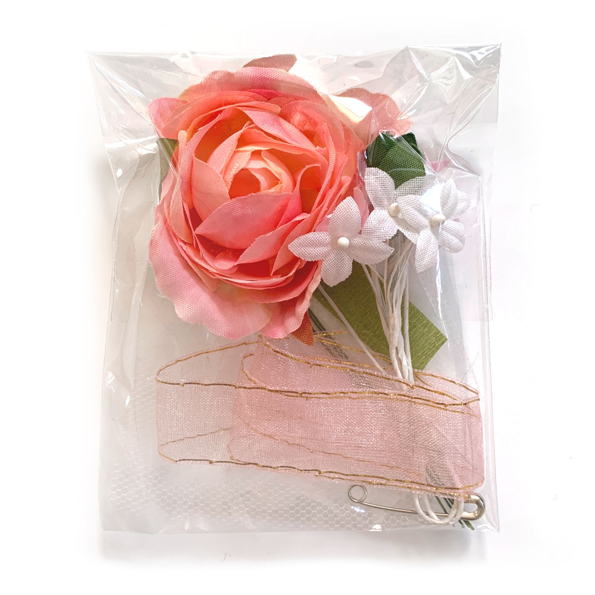 コサージュ 手作り キット 希望のバラ 簡単！ 卒園 入園 卒業 入学