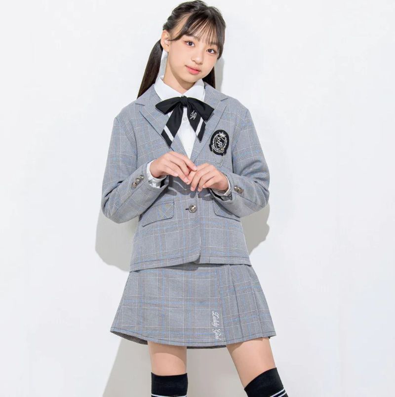 ZIDDY 卒服 ブレザー スカート セット 160 ブラック 卒業式 ZIDDY（ジディー） 卒業式 小学校 女子ZIDDY 卒服 ジャケット