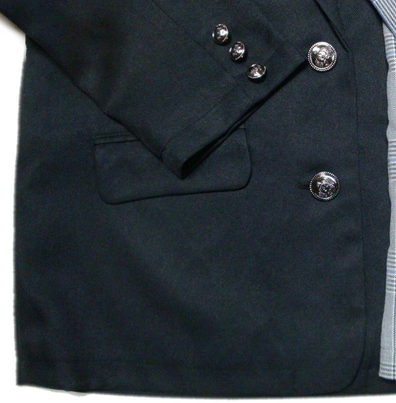 ZIDDY 卒服 卒業式 ジャケット エンブレムワッペン付き150cm ZIDDY 卒服 卒業式 ジャケット エンブレムワッペン付き150cm