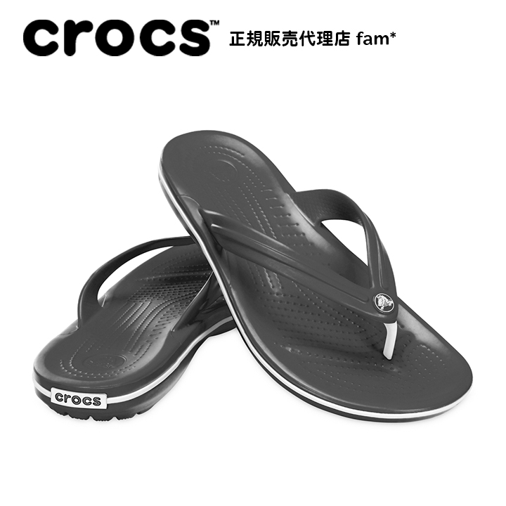 クロックス crocs【メンズ レディース サンダル】Crocband Flip/クロックバンド フリップ/ブラック｜##｜famshoe｜02