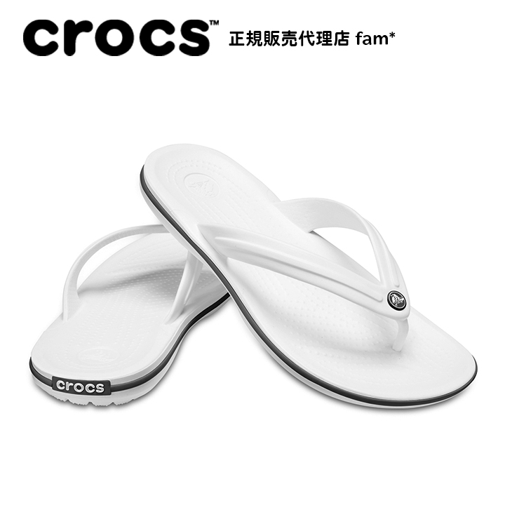 クロックス crocs【メンズ レディース サンダル】Crocband Flip/クロックバンド フリップ/11033/ホワイト｜●｜famshoe｜02