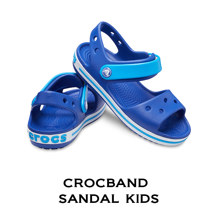 クロックス crocs【キッズ サンダル】Crocband Sandal K/クロックバンド サンダル K/セルリアンブルー×オーシャン｜##｜famshoe｜02