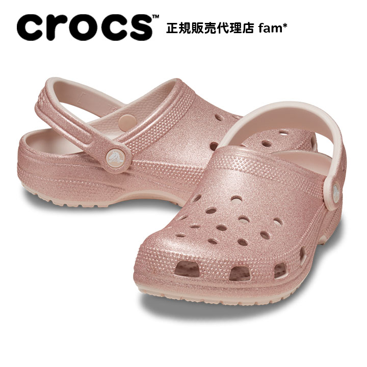 クロックス crocs【メンズ レディース サンダル】Classic Glitter Clog/クラ...