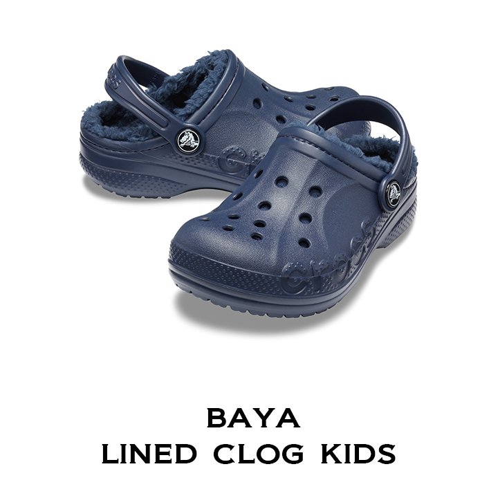 クロックス crocs【キッズ ボア】Baya Lined Clog Kids/バヤ ラインド クロッグ キッズ/ネイビーｘネイビー｜##  :205977-463-4200:crocs正規販売代理店 fam - 通販 - Yahoo!ショッピング