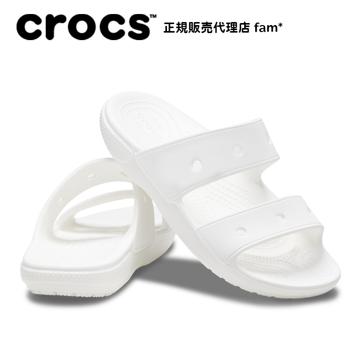 クロックス crocs【メンズ レディース サンダル】Classic Crocs Sandal/クラシック クロックス サンダル/ホワイト｜##｜famshoe｜03