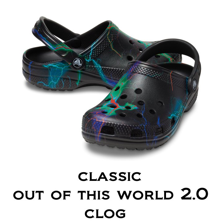 クロックス crocs【メンズ レディース サンダル】Classic Out of this World 2.0 Clog/クラシック アウト オブ  ディス ワールド2.0 クロッグ/Bk×light｜## :206868-0GZ-5500:crocs正規販売代理店 fam - 通販 -  Yahoo!ショッピング