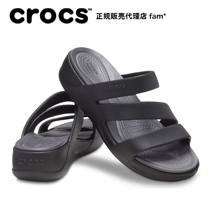 クロックス crocs【レディース サンダル】Crocs Boca Strappy Wedge W