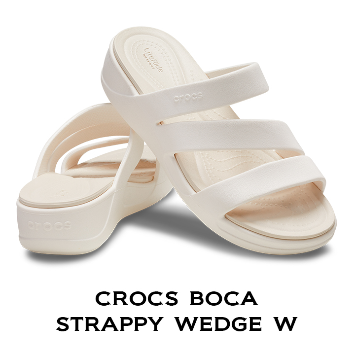お得】 クロックス crocsCrocs Boca Strappy Wedge W ボカ