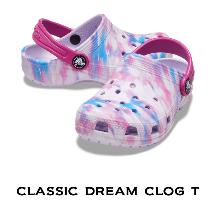 クロックス crocs【キッズ サンダル】Classic Dream Clog T/クラシック ドリーム クロッグ T/マルチ｜##  :207595-90H-3600:crocs正規販売代理店 fam - 通販 - Yahoo!ショッピング