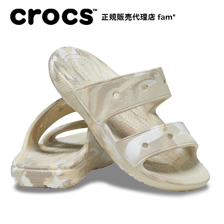 クロックス crocs【メンズ レディース サンダル】Classic Crocs Marbled Sandal/クラシック クロックス マーブルド サンダル｜##｜famshoe｜02