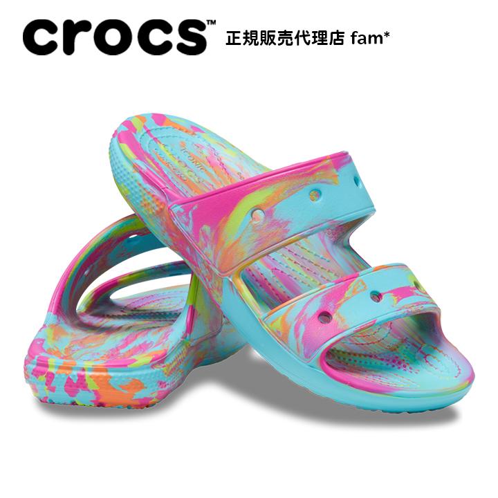 クロックス crocs【メンズ レディース サンダル】Classic Crocs Marbled Sandal/クラシック クロックス マーブルド サンダル｜##｜famshoe｜03