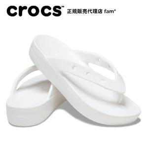 クロックス crocs【レディース サンダル】Classic Platform Flip W/クラシ...