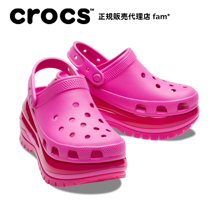 クロックス crocs【メンズ レディース サンダル】Mega Crush Clog/メガ クラッシュ クロッグ/ジュース｜●