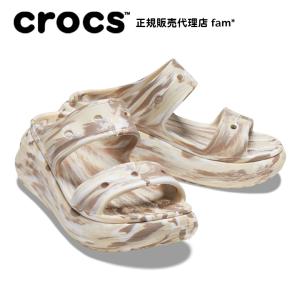 クロックス crocs【メンズ レディース サンダル】Crush Marbled Sandal/クラ...