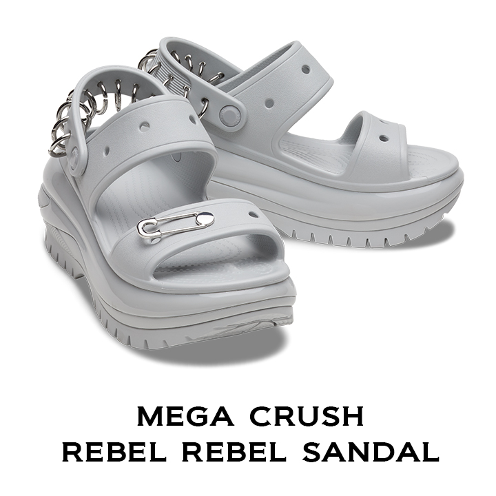 クロックス サンダル 《Ux》 Classic Mega Crush Rebel Rebel Sandal