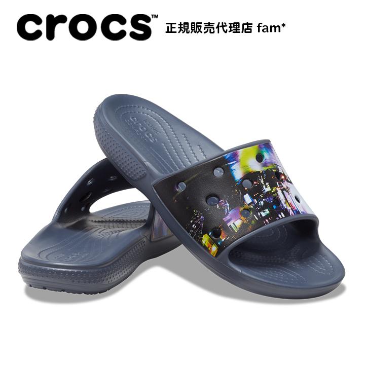クロックス crocs【メンズ レディース サンダル】Classic Crocs Meta Scape Slide/クラシック クロックス メタ スケイプ スライド｜##｜famshoe｜02