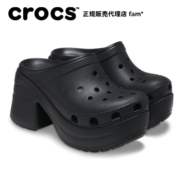 クロックス crocs【メンズ レディース サンダル】Siren Clog/サイレン クロッグ/厚底 ヒール/ブラック｜☆｜famshoe｜02