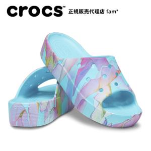 クロックス crocs【レディース サンダル】Classic Platform Palm Print...