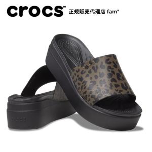 クロックス crocs【レディース サンダル】Brooklyn Animal Print Slide...