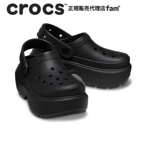 クロックス crocs【メンズ レディース ボア】Stomp Clog/ストンプ クロッグ/ブラック...