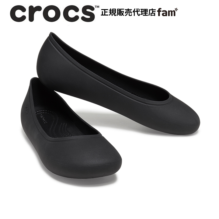 クロックス crocs【レディース サンダル】Brooklyn Flat /ブルックリン フラット /ブラック｜●｜famshoe｜02