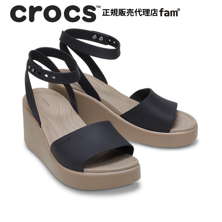 クロックス crocs レディース サンダル ブルックリン メタリック
