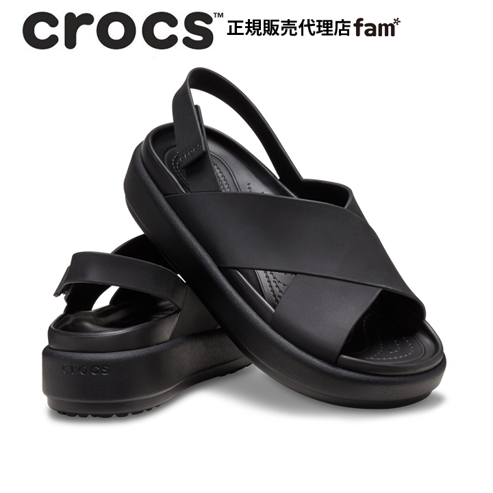 クロックス crocs【レディース サンダル】Brooklyn Luxe Cross Strap/ブ...