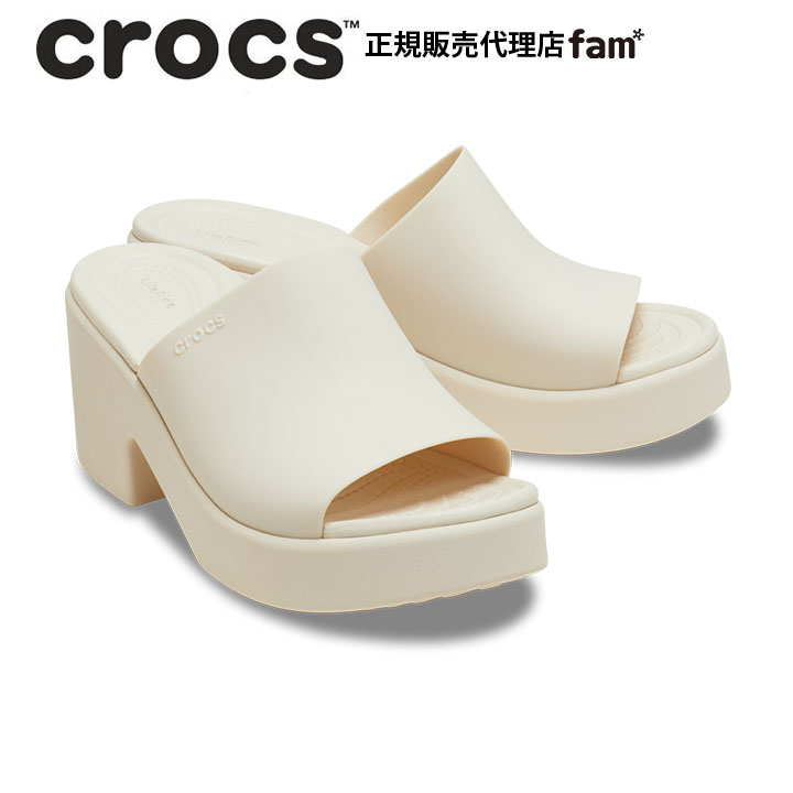 クロックス crocs【レディース サンダル】Brooklyn Slide Heel /ブルックリン スライド ヒール/スタッコ｜●｜famshoe｜02